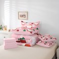 thumbnail image 6 of Homewish Merry Christmas Theme Twin Bedding Sets 7-Piece for Kids, Cartoon Santa Claus Bedding Comforter Set, Christmas Tree Sheet Sets, Lightweight Room Decor, 6 of 8