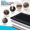 thumbnail image 4 of GBAYXJ Ent Covers Prevention Simple Installation Baby Proof Home Floor Silicone Proof Vent Covers Silicone Floor Protective Cover Baby Floor Ventilation Hood, 4 of 7