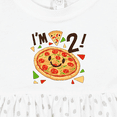 thumbnail image 4 of Inktastic Im Two Pizza Birthday Party Girls Baby Dress, 4 of 5