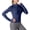 slim_Blue, variant on Women's Sun Protection Workout Jacket Lightweight Zip-Up Yoga Coat with Striped, Slim Fit Athletic Tops Breathable Cooling Sports Shirts