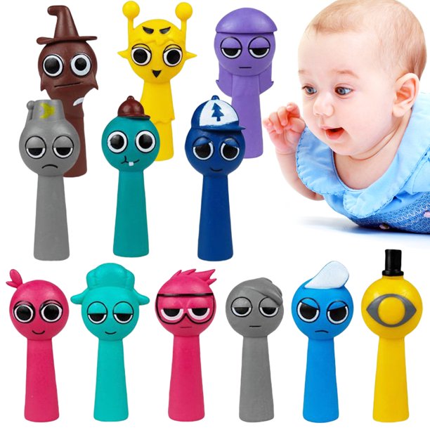 Kawaii Mini Figuras Modelo Muñeca 12pcs Coleccionables para