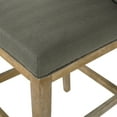 thumbnail image 5 of Noble House Elmcrest Fabric Upholstered 31 Inch Barstools, Set of 2, Deep Gray and Weathered Natural, 5 of 8
