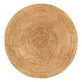 thumbnail image 3 of Unique Loom Braided Jute Luxe Collection Area Rug (3' 3" Round Natural), 3 of 7