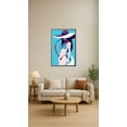 thumbnail image 2 of Anime Pop Art Poster – Woman with Sun Hat 【Photo Paper】, 2 of 3