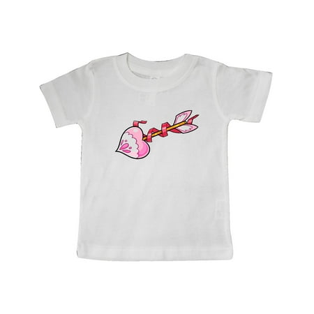 

Inktastic Pink Heart Arrow Gift Baby Boy or Baby Girl T-Shirt