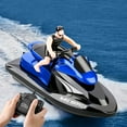 thumbnail image 1 of LEEYNEER High-Speed Remote Control Boat - 2.4G Wireless RC Racing Yacht with 30km/h Speed  80m Range  Rechargeable Battery  Self-Righting Design - for Pools & Lakes (Blue/Red), 1 of 5