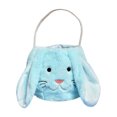 thumbnail image 7 of Plush Easter Bunny Tote Bags,Easter Bunny Baskets with Long Plush Ear,Egg Hunting Easter Bags for Kids,Easter Storage Handbag for Easter Decorations Candy Packing Bins, 7 of 7