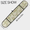 thumbnail image 3 of Dailycode Double Sided Oven Mitt with Loop Heat Resistant Kitchen Long Potholders 7" x 35" Gooses with Flowers Leaf, 3 of 6