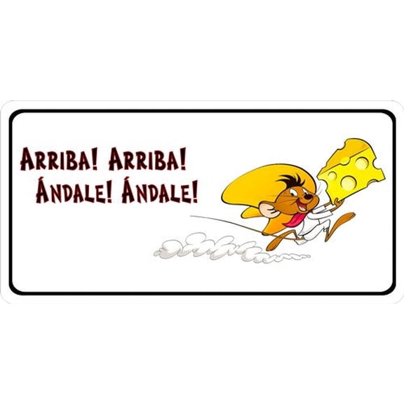 Speedy Gonzales 2 Photo License Plate