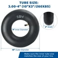 thumbnail image 2 of LotFancy 3.00-4 Inner Tube for Razor E300 E300S E325 (Ver 1-40) Scooters, Pocket Rocket, 2 of 7