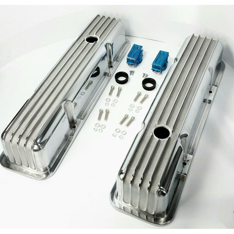 Sbc finned deals aluminum valve covers