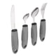 thumbnail image 3 of Juego De Utensilios Adaptables, Vajilla, Cuchillo, Tenedor, Cuchara, Utensilios Adaptables De Acero Inoxidable Con Peso Seguro Y De Goma Antideslizante Para Artritis, 3 of 7