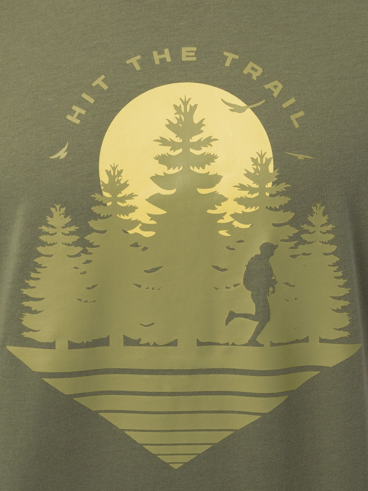 Ozark Trail Men's Active Graphic Tee with Short Sleeves, Sizes S-3XL