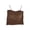 Coffee, variant on MOJOGO Summer Tops for Women Textured Square Neck Crop Top Casual Thin Strap Camisole Padded Tees Basic Tanks White Free Size