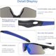 thumbnail image 4 of Gafas de Sol Deportivas Unisex, Lentes Irrompibles PC, Protección UV400, Diseño Aerodinámico, Ultraligeras 35g, Running, Ciclismo, 4 of 6