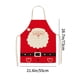 thumbnail image 3 of Delantal de Cocina Navideño para Mujeres y Padres | Tela de Lino y Poliéster Rojo | Gran Cobertura (73 X 55 Cm) | Ideal para Cocinar, Hornear, Barbacoas, Manualidades y Ropa de Trabajo Protectora., 3 of 6