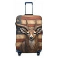 thumbnail image 2 of Goofa Deer American Flag Wall Pattern Luggage Covers For Suitcase,Suitcase Cover Protector Fit 18-32 Inch Luggage-X-Large, 2 of 9