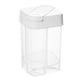 thumbnail image 2 of Jar de dispensador de condimento, tapa de doble abierta tapa abierta del contenedor de dispensador de especies de estilo japonés para sal para sal, 2 of 7