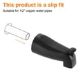 thumbnail image 4 of Uxcell 2Pack Bath Slip-On Diverter Tub Spout with Pull-Up Diverter, Zinc Alloy, Black, 4 of 6