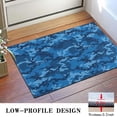 thumbnail image 3 of Blue Camo Classic Pattern Door Rugs,Washable Non Slip Door Mats Indoor,Decorative Door Mats,Entry Mat Indoor for Entrance,Bedroom,Kitchen,Bathroom,16"x24", 3 of 6