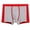 Red, variant on Besolor Men's Cotton Boxer Briefs Color Block Stretchy Elastic Waistband Comfort Breathable Wicking Underwear