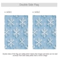 thumbnail image 4 of Yayeee Garden Flag 12"x18" Double Sided Outdoor Yard Lawn Holiday Decorations, Blue Snowflake, 4 of 6