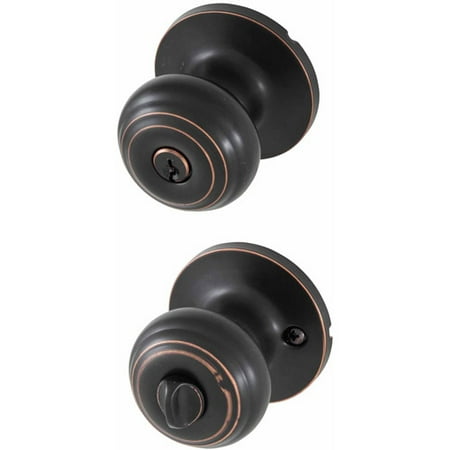 Honeywell Classic Knob Entry Door Lock, Oil Rubbed (Best Wifi Door Lock 2019)