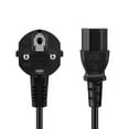 thumbnail image 4 of European EU CEE7 VII Schuko Plug Mains Lead, Kettle Lead Power Cord/Mains Cable Lead/Type C Plug for Computer/PC (2M) (Black), IEC320-C13 to CEE 7/3 plug Mains Power Cable Lead for PC, Monitor 4K LCD, 4 of 5