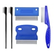 thumbnail image 2 of UYGDUY-5 Pieces Grooming Combs - Tear Stain Remover for Pets, Lice and Flea Remover, Dandruff and Mucus Removal for Small Dogs and Cats, 2 of 4