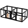 thumbnail image 3 of Clear Acrylic Dog Playpen with Door  for Puppy Cat Rabbit Transparent Pet Pen  Dog Playpen Indoor  Dog Fence  Easy Assemble &amp; Cleaning Dog Pen for Small &amp; Medium Dogs Height, 3 of 3