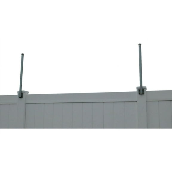 1-3/8" OD Extensions 2' Long - Vertical - Flat Mount - 6 Pack