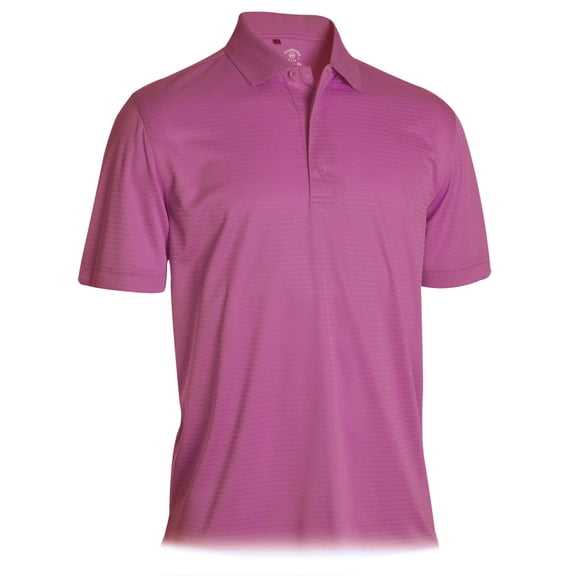 Monterey Club Men's Edgeline Texture Solid Golf Polo Shirt #1290