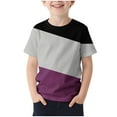 thumbnail image 3 of Sentuca Kids Boys Clothes Short Sleeve Graphic Tees Summer Crew Neck Fashion Pattern Shirts Size 10, 3 of 5