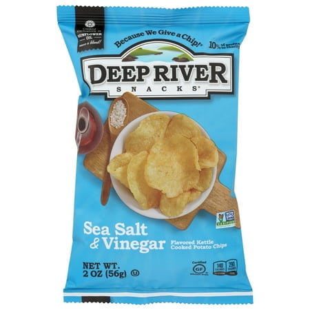Deep River Snacks Salt & Vinegar Kettle Chips , 2 oz