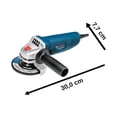 thumbnail image 3 of Miniesmeril Bosch GWS 850W + taladro industrial DC +brocas azul Estándar, 3 of 10