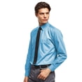 thumbnail image 2 of Premier Mens Premier Poplin Long-Sleeved Formal Shirt, 2 of 4