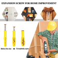 thumbnail image 2 of 220Pcs Wall Plug and Screws Set Drywalls Anchors and Wall Screws Plastic, 2 of 5