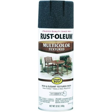 12 Oz Aged Iron Multicolor Texture Stops Rust Spray Paint [Set of 6]