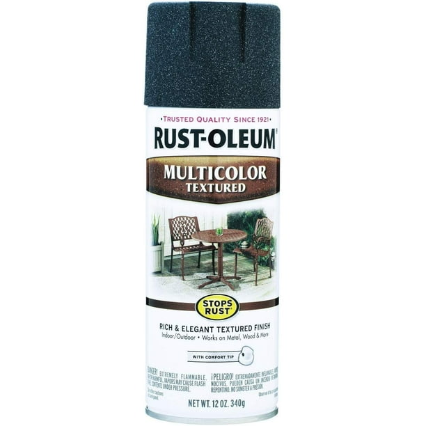12 Oz Aged Iron Multicolor Texture Stops Rust Spray Paint [Set of 6