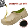 thumbnail image 3 of Women's Men's Work Clogs Kitchen Shoes Non Slip Waterproof Restaurant Garden Nursing Food Service Chef Shoes, 3 of 14