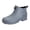 Grey, variant on Women's Short Rain Boots Waterproof Non Slip Lightweight Garden Rubber Shoes Chelsea Ankle Boots