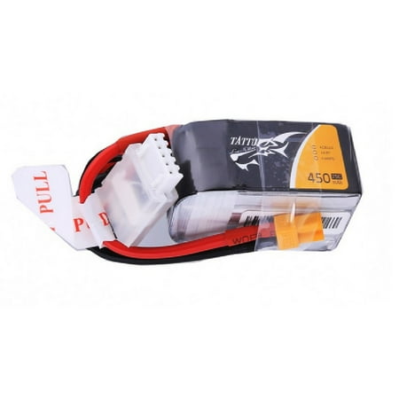 UPC: 0889551002189 | Tattu Lipo Battery 4S1P 450mAh 14.8V 75C Pack with XT30 Plug for FPV Airplane Helicopter Quadcopter Multirotor Drone