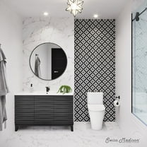 Cascade 48" Bathroom Vanity in Black