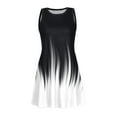 thumbnail image 4 of EGNMCR Dresses for Women 2024 Plus Size Fashion Summer Sleeveless Crew Neck Pocket Casual Printed Loose Bodycon Dress Maxi Dress Pullover Dress Spring/Summer Sale, 4 of 4
