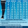 thumbnail image 4 of Plus Size Compression Stockings for Women & Men 20-30mmHg - Black, 2X-Large, 4 of 10