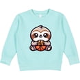 thumbnail image 2 of Inktastic Basketball Sloth Toddler Sweatshirt, 2 of 4