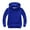 Blue, variant on Girls Hoodies Christmas Gift Toddlers Kids Baby Boys Girls Hooded Solid Thick Coat Sweatshirt Pullover Save Big