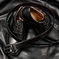 thumbnail image 5 of Fianmy Men's Reversible Belt 1 Piece, 1 3/8" Leather Dress Casual Belt for Men, Trim to Fit for Elegant Style, 5 of 7