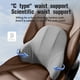 thumbnail image 5 of Almohada de espuma viscoelástica para el cuello del coche, soporte lumbar protector, cojín transpirable para reposacabezas del coche, almohada para aliviar el estrés para el asiento del coche, 5 of 5