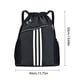 thumbnail image 5 of Mochila con cordón Oxford de alta capacidad para deportes al aire libre (negro), 5 of 8